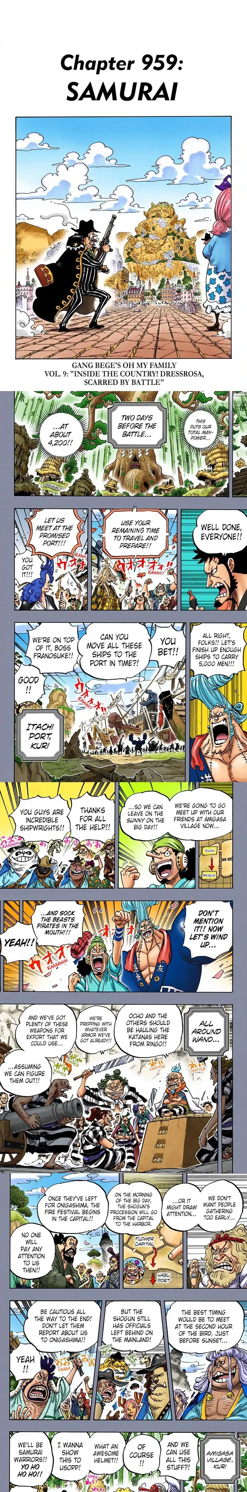 One Piece Digital Colored Chapter 959 image 1